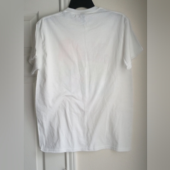 Take Chances Make Mistakes Get Messy Teens Gildan White T-Shirt Size M - Picture 2 of 3